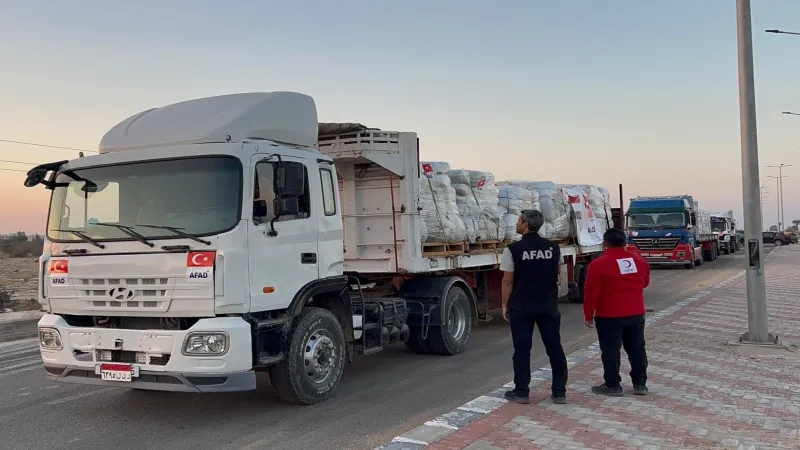 Türkiye'nin Gazze'ye insani seferberliği sürüyor... 101 bin 725 ton yardım ulaştırıldı