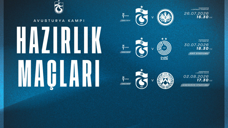 Hazırlık maçı programımız belli oldu